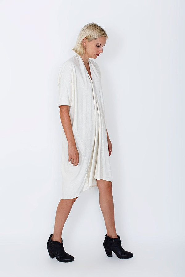 Miranda Bennett Muse Dress, Oversized, Natural Silk Noil Miranda Bennett Muse Dress, Oversized, Natural Silk Noil