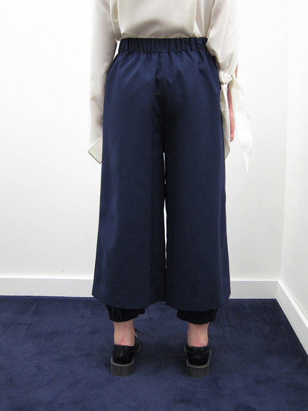 Andrea Jiapei Li Double-Layer Pant with Knee Holes Andrea Jiapei Li Double-Layer Pant with Knee Holes