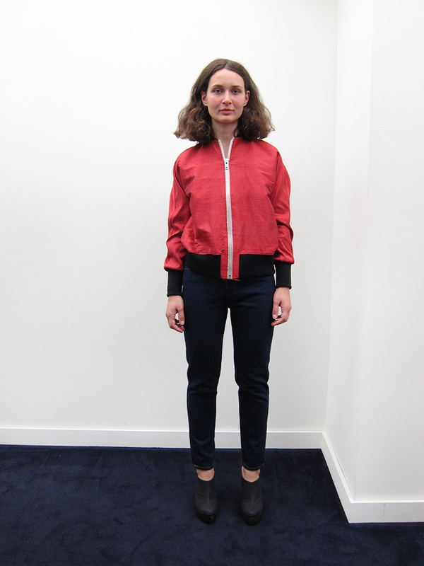 Alexa Stark Red Silk Bomber Alexa Stark Red Silk Bomber
