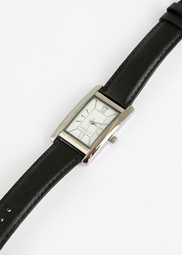 Berg + Betts Black and Silver Classic Watch Berg + Betts Black and Silver Classic Watch