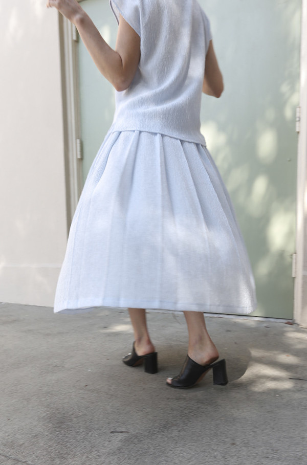 SVILU Pleated Skirt in Mist SVILU Pleated Skirt in Mist