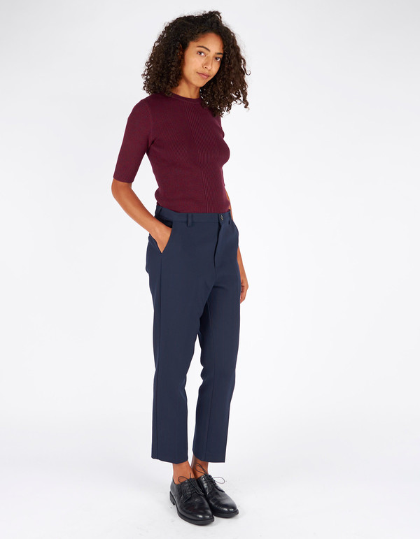 Ganni Moscow Tailor Pants Total Eclipse Ganni Moscow Tailor Pants Total Eclipse