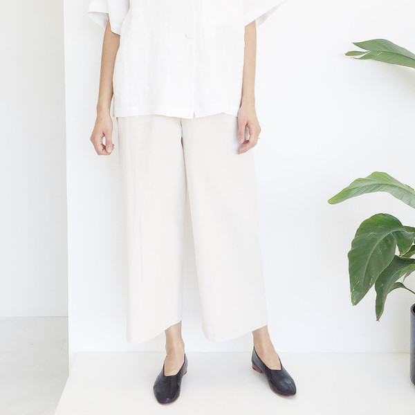 Open Air Museum Natural Cotton Canvas Pant Open Air Museum Natural Cotton Canvas Pant