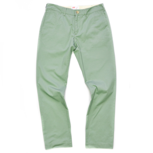 GENERAL ASSEMBLY - SLIM SUN-WASHED CHINO - MOSS GENERAL ASSEMBLY - SLIM SUN-WASHED CHINO - MOSS