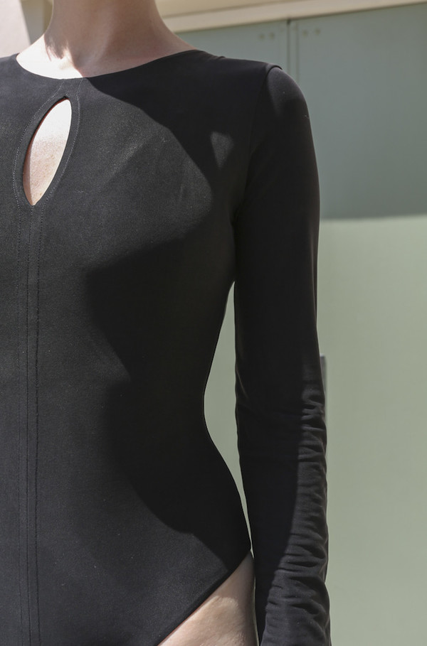 Shaina Mote Aja Bodysuit in Ink Shaina Mote Aja Bodysuit in Ink
