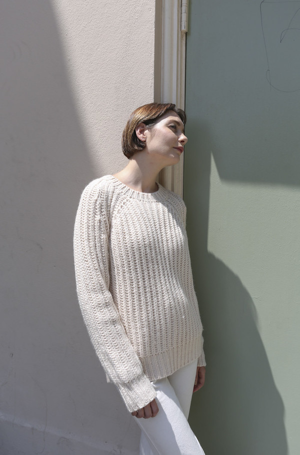 Objects Without Meaning Rib Sweater in Oat Objects Without Meaning Rib Sweater in Oat