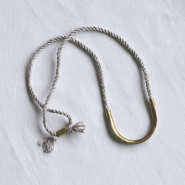 The Things We Keep Linen Twist Necklace The Things We Keep Linen Twist Necklace