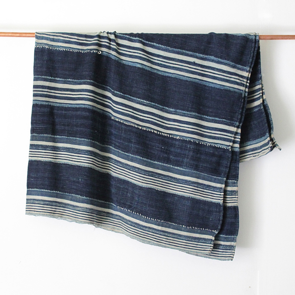 Unknown Patterned Indigo Throw Unknown Patterned Indigo Throw