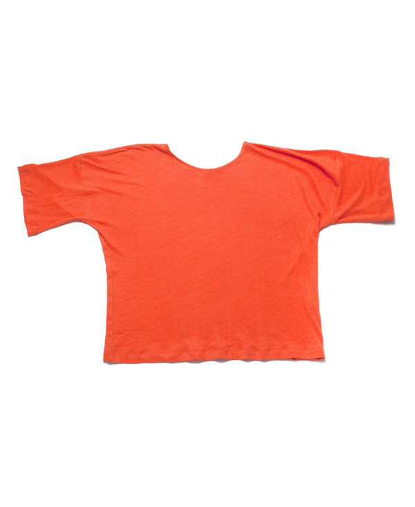Ilana Kohn Jersey Tee, Persimmon Ilana Kohn Jersey Tee, Persimmon