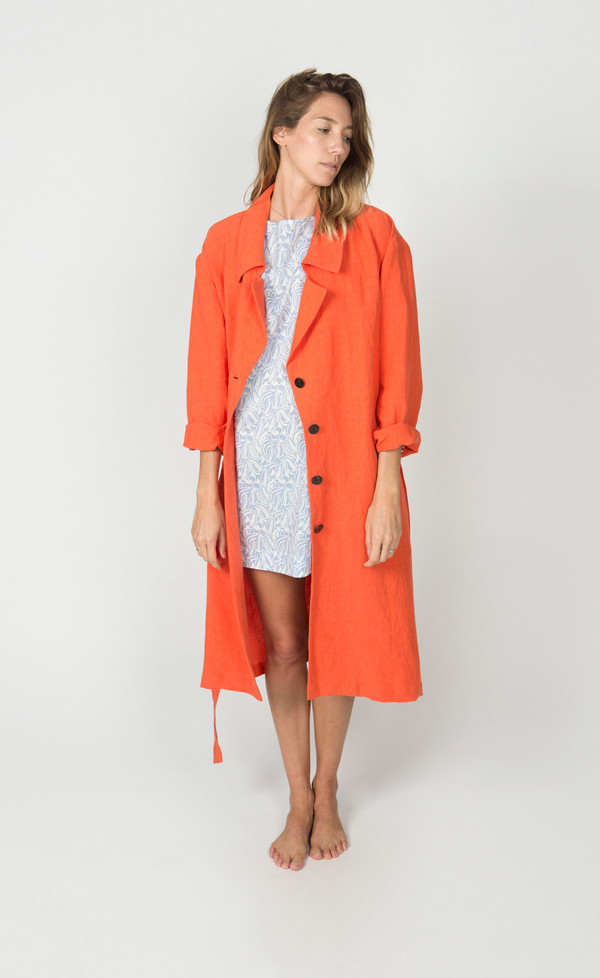 Ilana Kohn Lisa Trench, Persimmon Ilana Kohn Lisa Trench, Persimmon