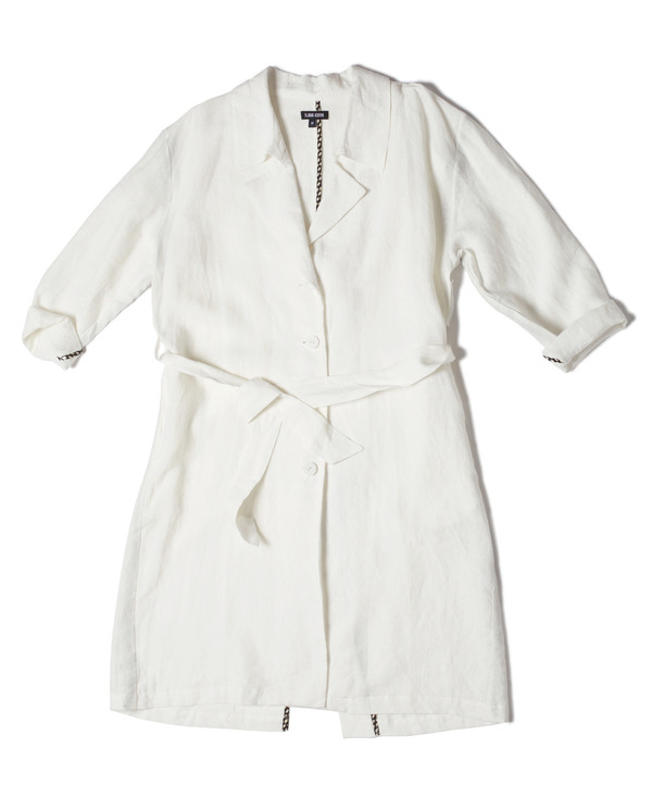 Ilana Kohn Lisa Trench, White Ilana Kohn Lisa Trench, White
