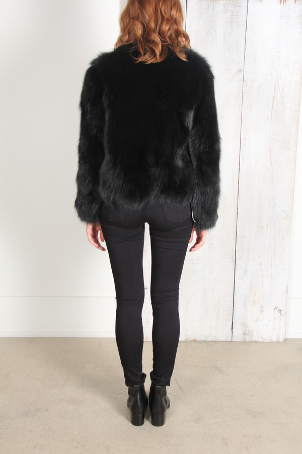 SPRUNG JUDY FOX FUR JACKET SPRUNG JUDY FOX FUR JACKET