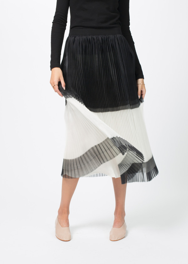 Sara Lanzi Pleated Silk Skirt Sara Lanzi Pleated Silk Skirt