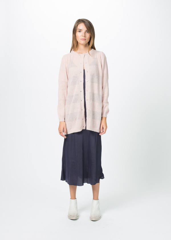 Sara Lanzi Striped Long Cardigan Sara Lanzi Striped Long Cardigan