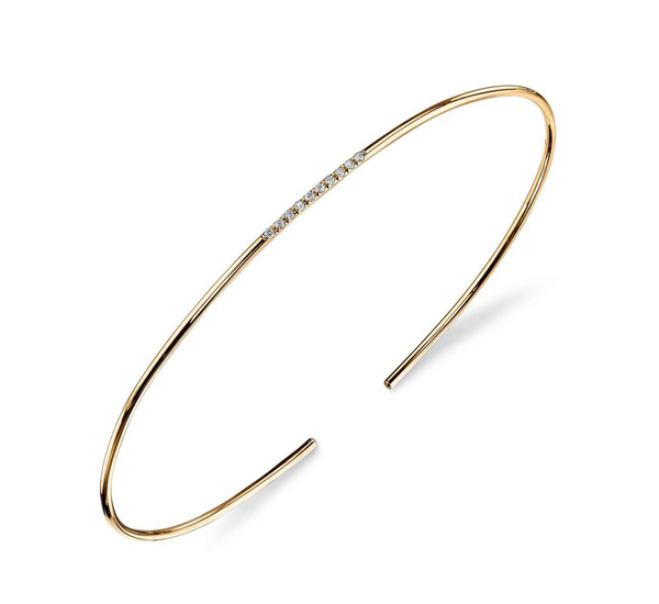 Yellow 14K Mini Axis Cuff by Gabriela Artigas Yellow 14K Mini Axis Cuff by Gabriela Artigas
