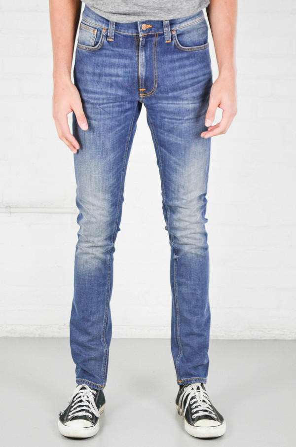 Men's Nudie Lean Dean Indigo Throb Men's Nudie Lean Dean Indigo Throb