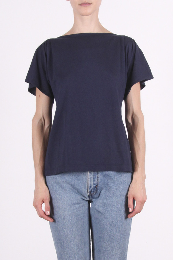 Calder Blake Ingrid Pleat Tee Calder Blake Ingrid Pleat Tee