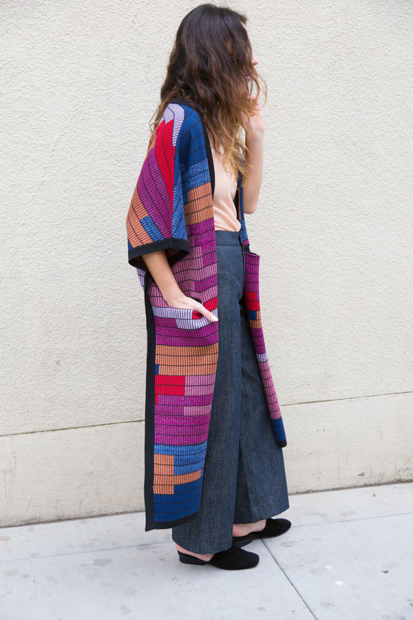 mara hoffman knit poncho mara hoffman knit poncho