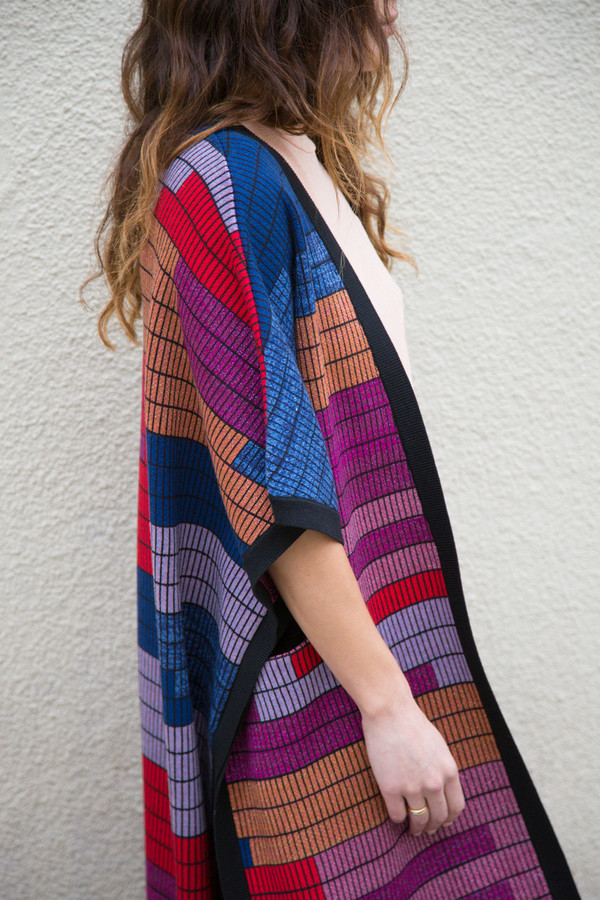 mara hoffman knit poncho mara hoffman knit poncho