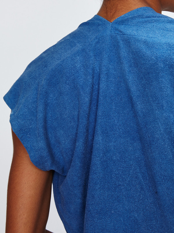 MIRANDA BENNETT EVERYDAY TOP / INDIGO SILK NOIL MIRANDA BENNETT EVERYDAY TOP / INDIGO SILK NOIL