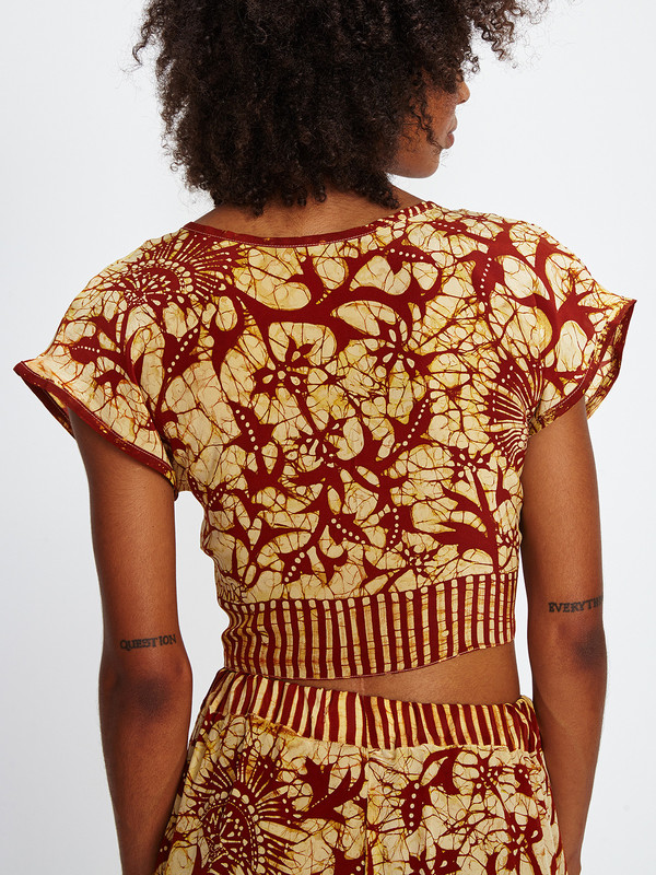 Harare HAVANA TOP / RUST BATIK Harare HAVANA TOP / RUST BATIK