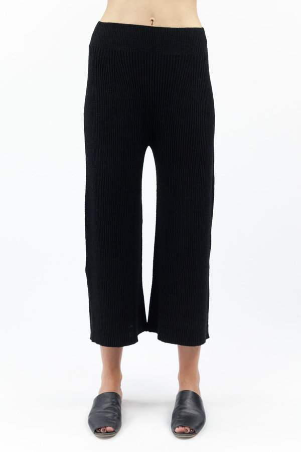 Objects without Meaning Sweater Rib Pant - Black Objects without Meaning Sweater Rib Pant - Black