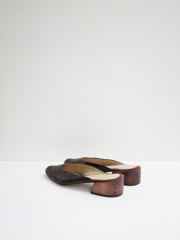 Mari Giudicelli Leblon Mule, Lizard Mari Giudicelli Leblon Mule, Lizard