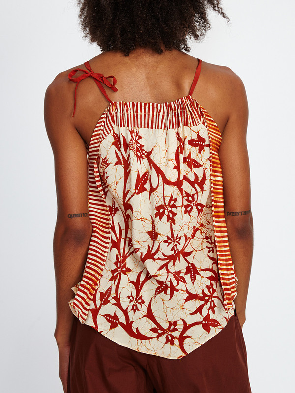 Harare SIENNA TOP / RUST BATIK Harare SIENNA TOP / RUST BATIK