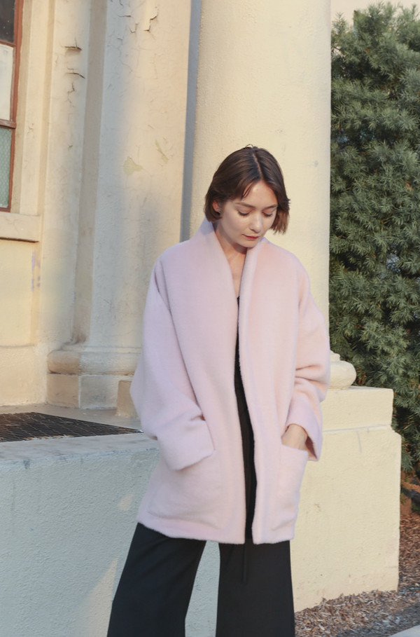 Horses Atelier Patch Pocket Jacket in Pink Horses Atelier Patch Pocket Jacket in Pink