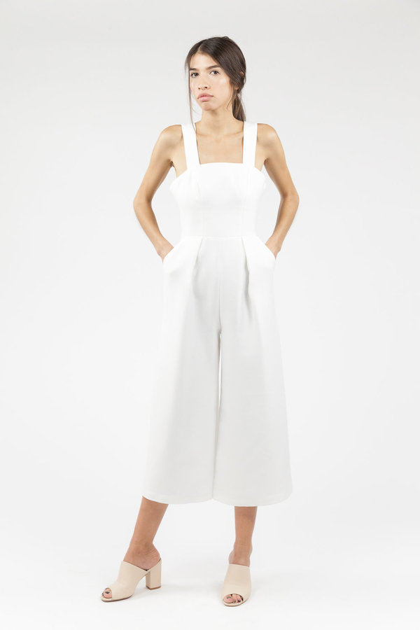 C/MEO Paradise Awaits Jumpsuit - White C/MEO Paradise Awaits Jumpsuit - White