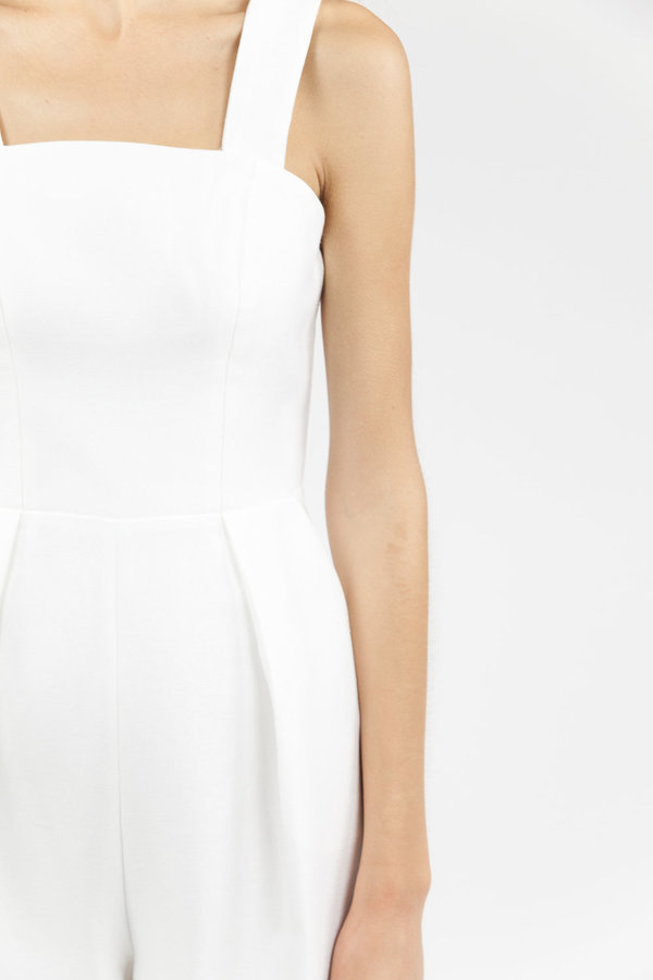 C/MEO Paradise Awaits Jumpsuit - White C/MEO Paradise Awaits Jumpsuit - White
