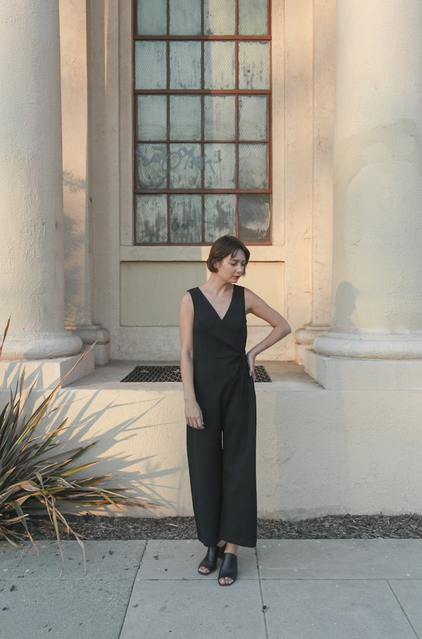 Town Clothes Mara Jumpsuit in Onyx Town Clothes Mara Jumpsuit in Onyx