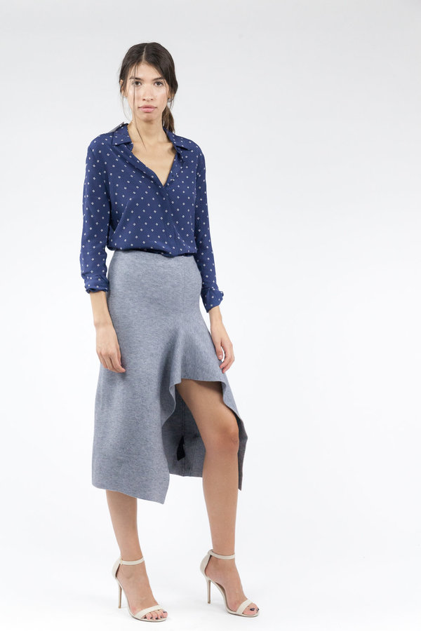 C/MEO Break Free Knit Skirt - Grey Marle C/MEO Break Free Knit Skirt - Grey Marle