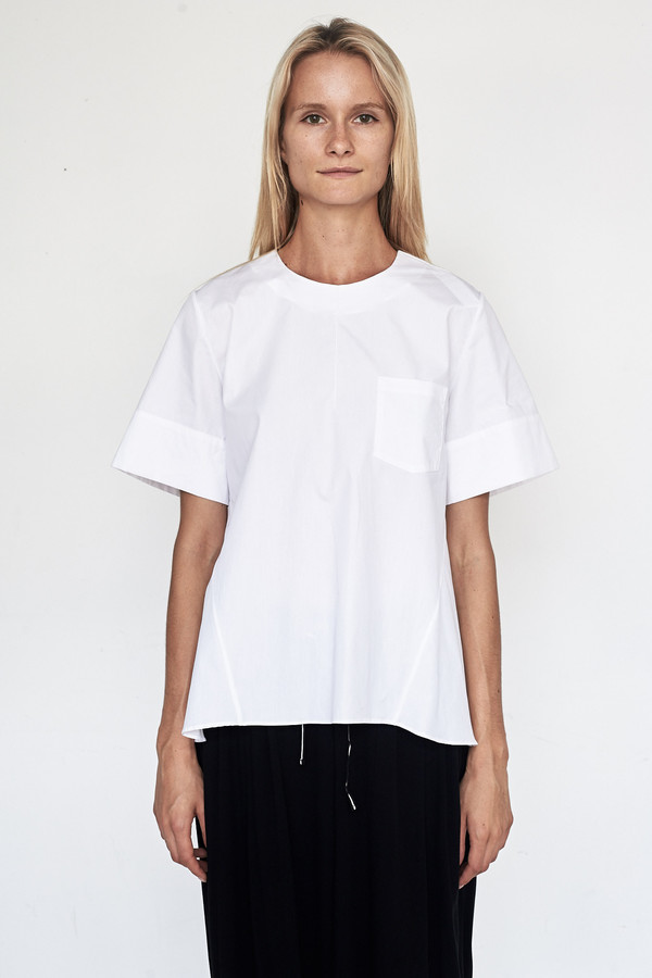 Fabiana Pigna Cotton Larissa Blouse - White Fabiana Pigna Cotton Larissa Blouse - White
