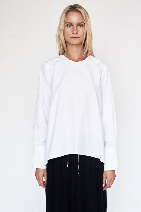 Fabiana Pigna Cotton Luisa Blouse - White Fabiana Pigna Cotton Luisa Blouse - White
