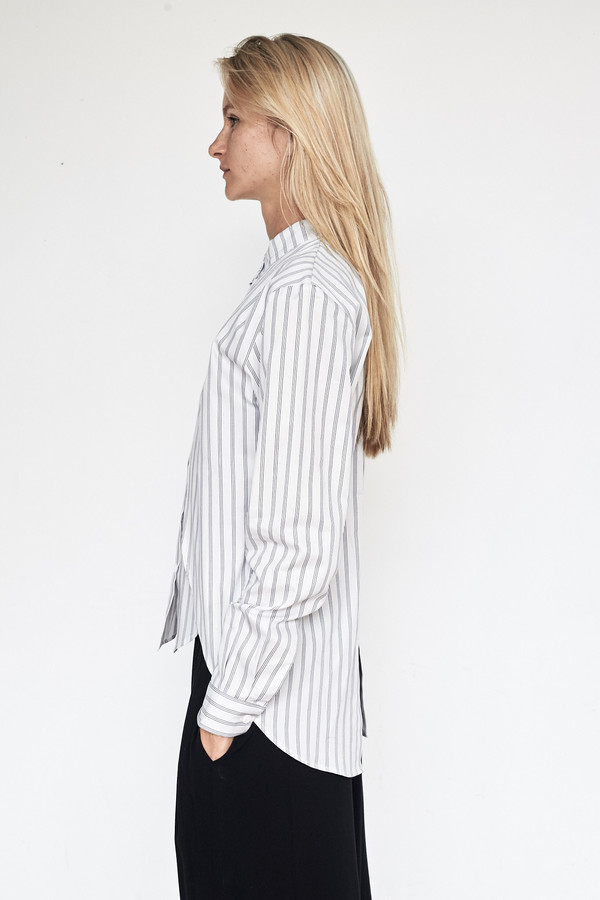 Assembly New York Cotton Stripe Calla Top Assembly New York Cotton Stripe Calla Top