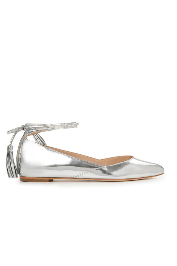 Loeffler Randall Penelop Silver Flats Loeffler Randall Penelop Silver Flats