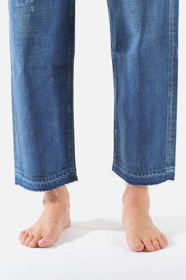 Medum Repair Ankle Cut Jeans by Chimala Medum Repair Ankle Cut Jeans by Chimala