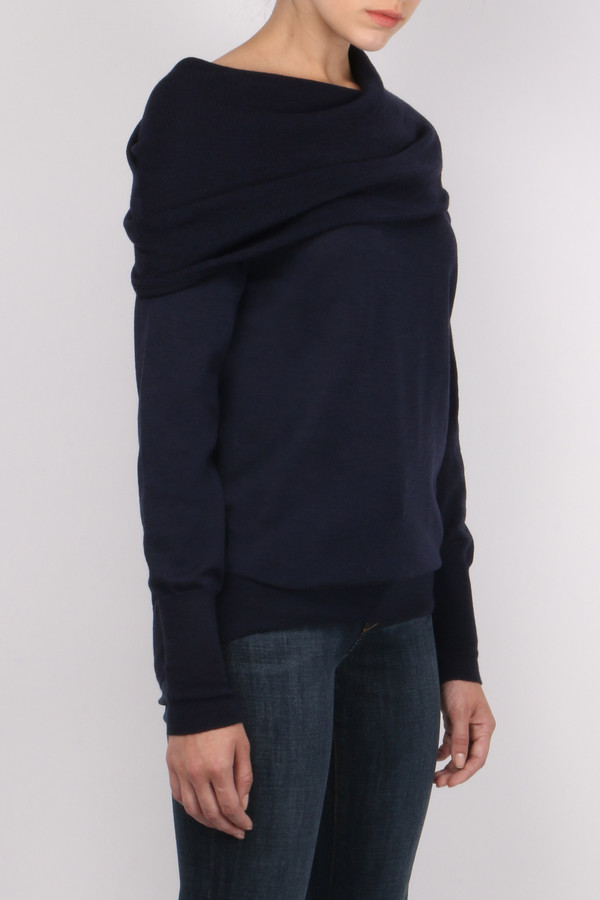 (nude) Fold Over Collar Sweater (nude) Fold Over Collar Sweater