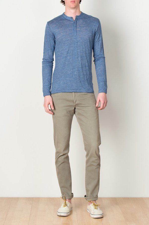 Men's Homecore - Linen Bob Henley Men's Homecore - Linen Bob Henley