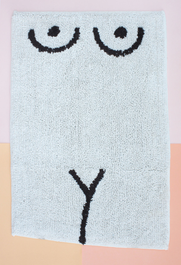 Private Parts Bathmat Private Parts Bathmat