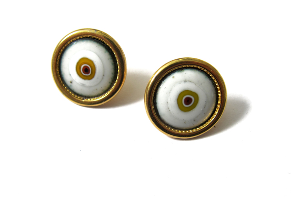 enamel eye earrings enamel eye earrings