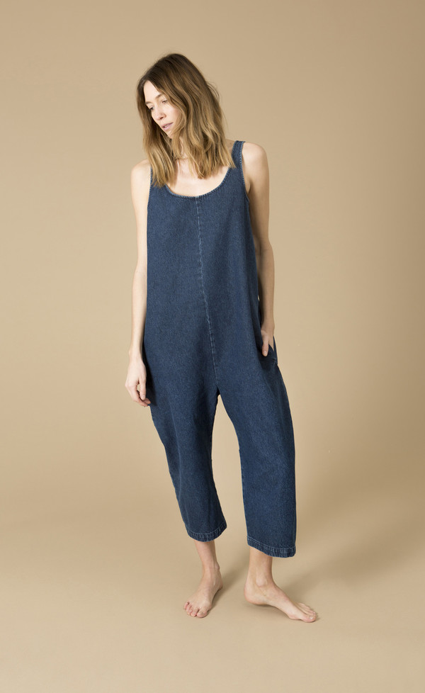 Ilana Kohn Gary Jumpsuit, Denim Ilana Kohn Gary Jumpsuit, Denim