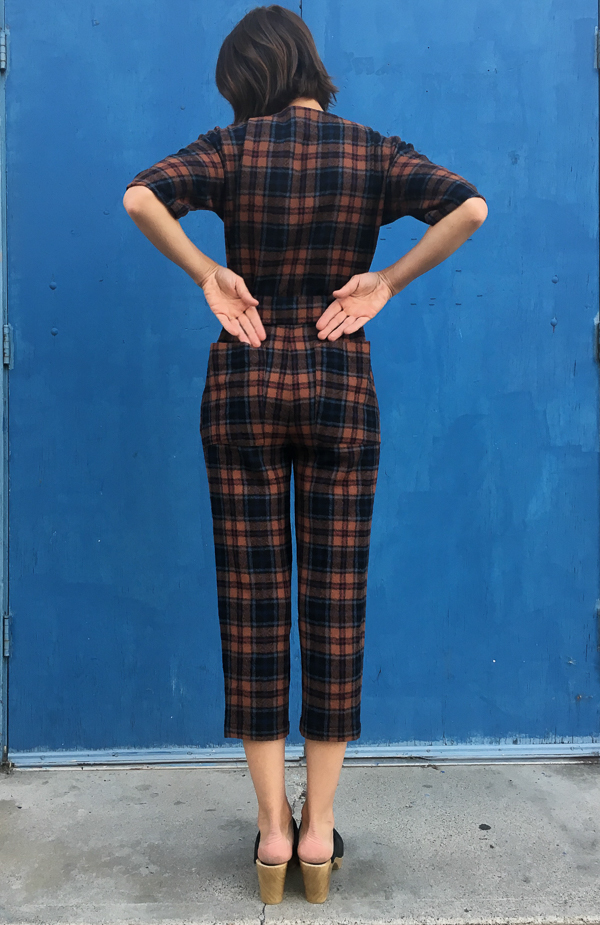 no. 6 plaid jumpsuit no. 6 plaid jumpsuit