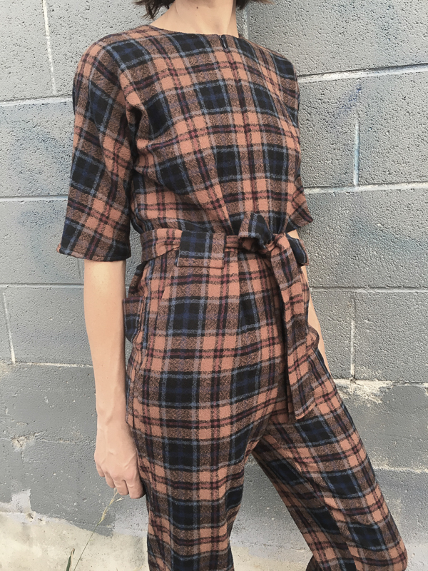 no. 6 plaid jumpsuit no. 6 plaid jumpsuit