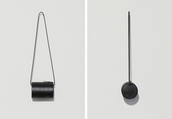 Building Block Cylinder Sling in Black Building Block Cylinder Sling in Black