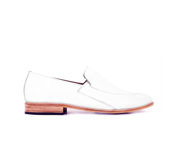 Zou Xou Loafer in White Zou Xou Loafer in White