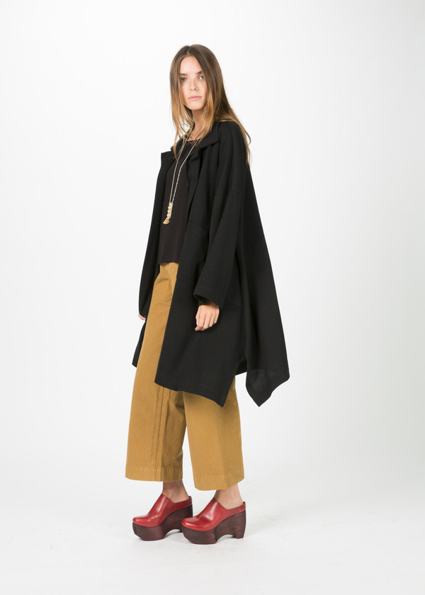 Nocturne #22 Draped Knit Wool Coat Nocturne #22 Draped Knit Wool Coat