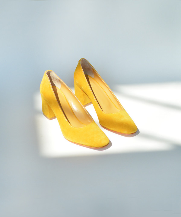 Maryam Nassir Zadeh Mustard Suede Maryam Pump Maryam Nassir Zadeh Mustard Suede Maryam Pump