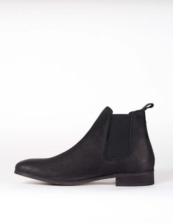 Shoe The Bear Nubuck Chelsea Boot Black Shoe The Bear Nubuck Chelsea Boot Black